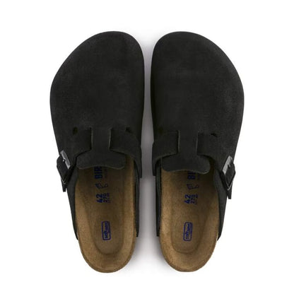 Birkenstock Boston Soft Footbed Clogs - Black