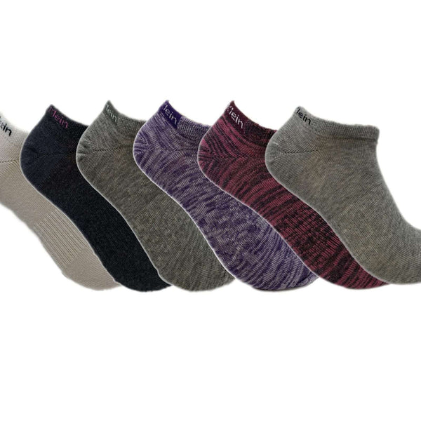 Calvin Klein Women's Cotton Blend Ankle Socks 6-Pack ACK785-465
