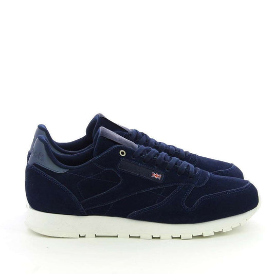 Reebok Men's Classic Leather MCC Shoes,CM9609,Blue/Chalk