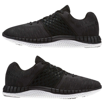 Reebok Men's Print Run Distance Shoes,CN0411,Black/Alloy/White