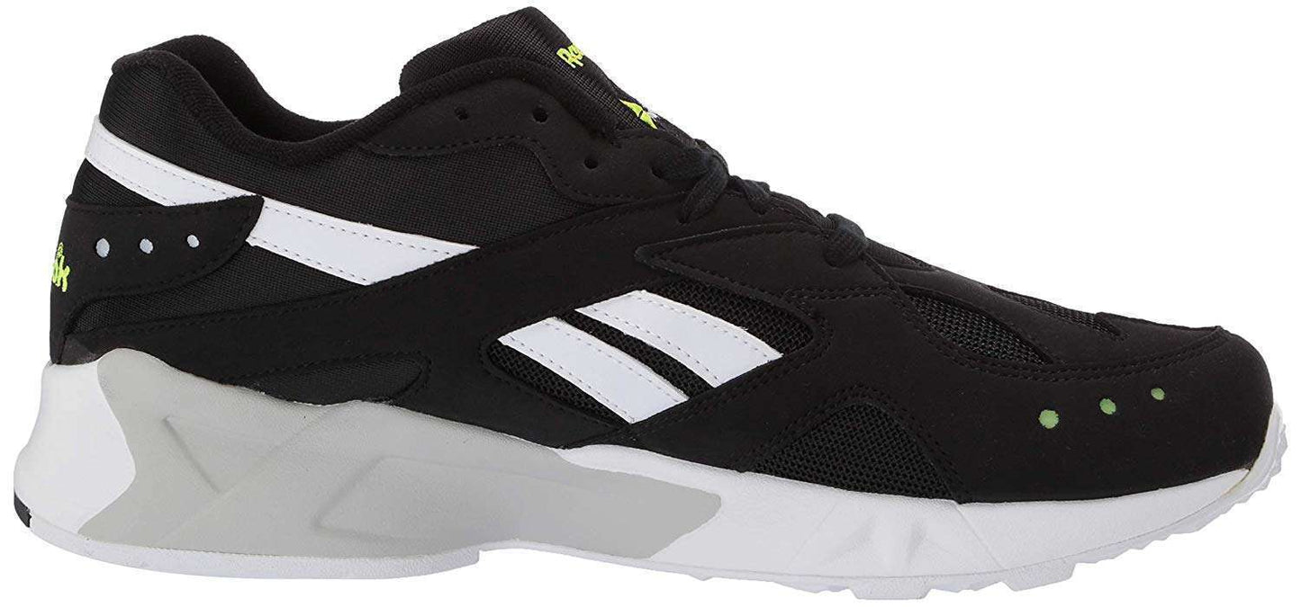  Reebok Men's Aztrek Shoes,CN7188,Black/White/Solar Yellow