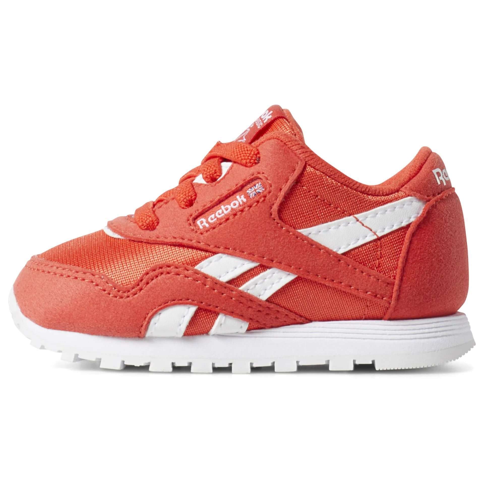 Reebok Kid's(Toddler) Classic Nylon Shoes,CN7621,Canton Red / White