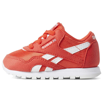 Reebok Kid's(Toddler) Classic Nylon Shoes,CN7621,Canton Red / White