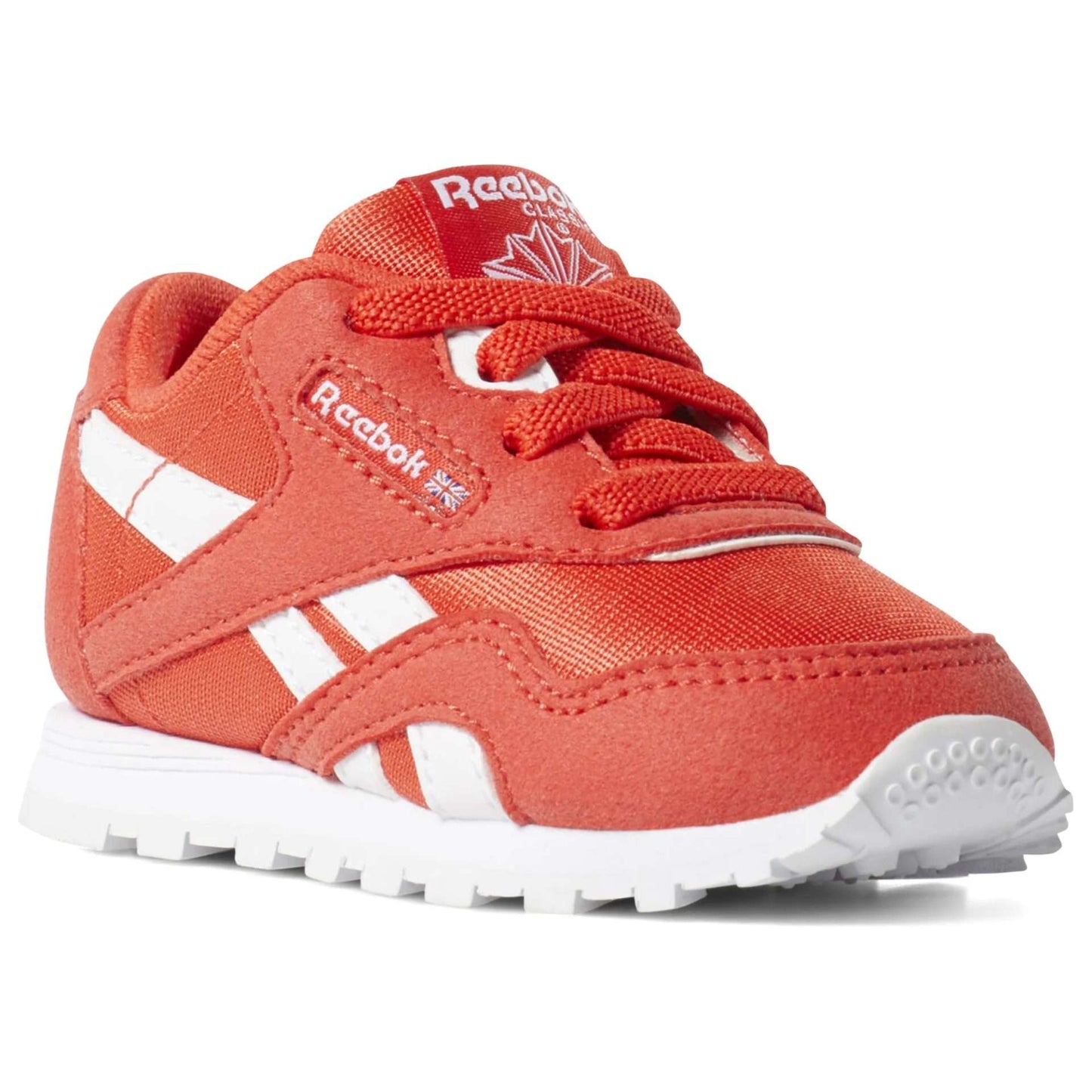 Reebok Kid's(Toddler) Classic Nylon Shoes,CN7621,Canton Red / White
