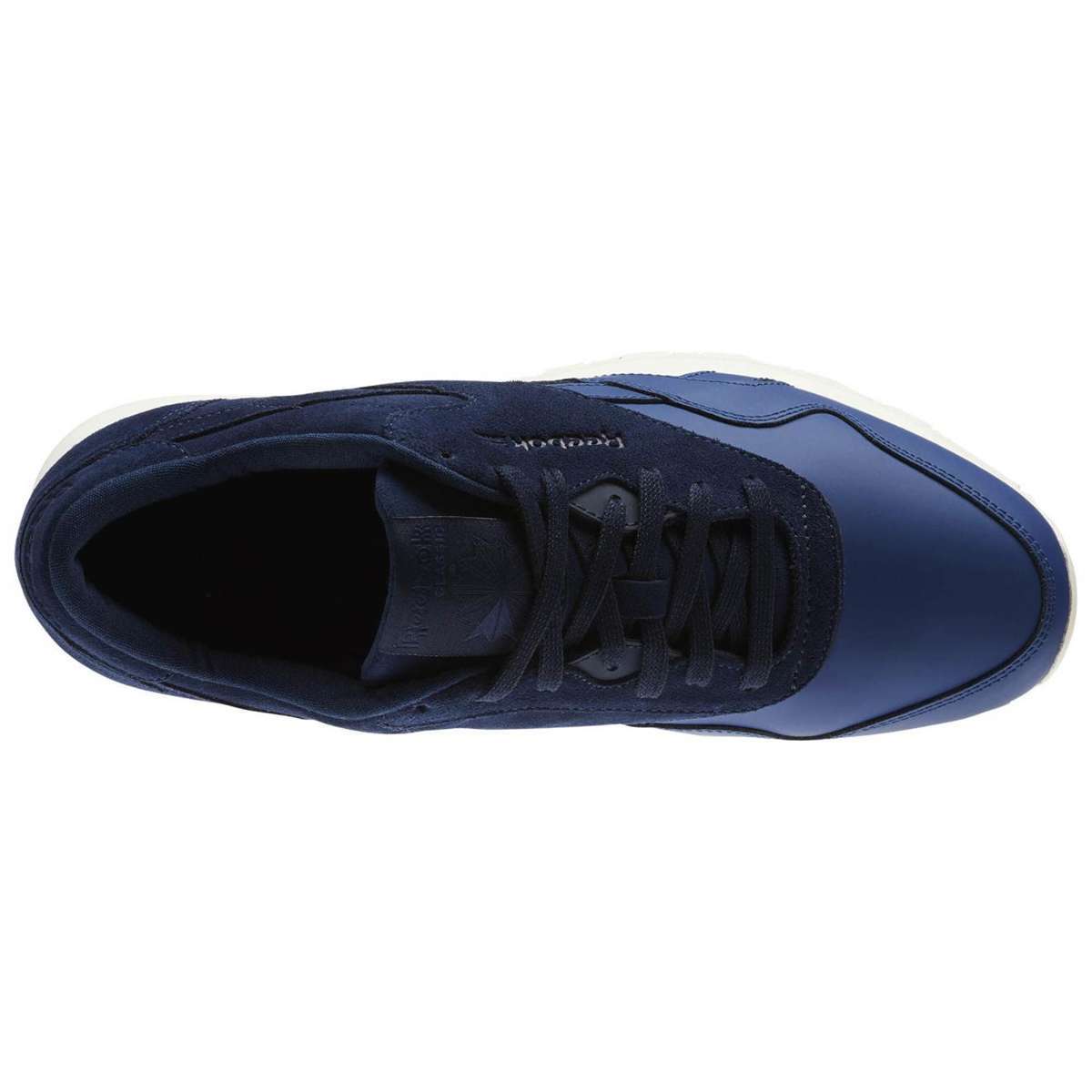 Reebok Men's Classic Nylon Shoes,BS9714,Washed Blue / Collegiate Navy / Chalk