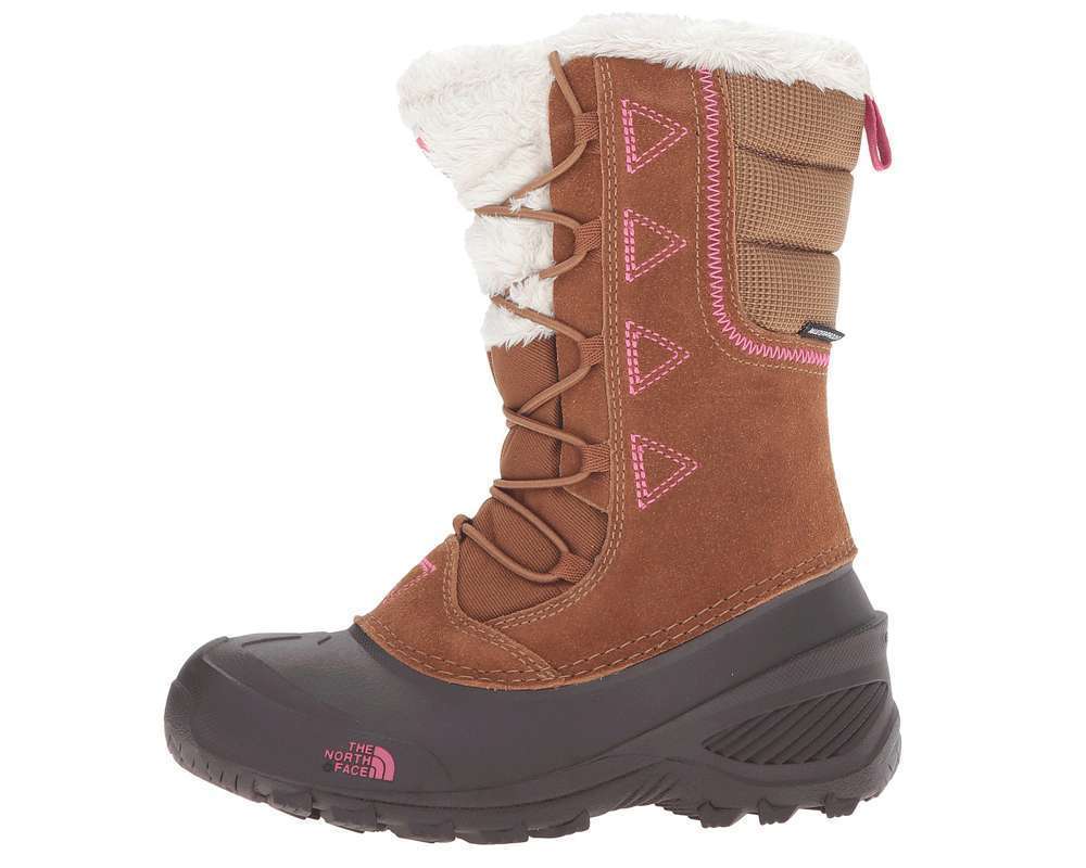 Youth Shellista Lace II #NF00CVY6NGN DACHSHUND BROWN/CABARET PINK
