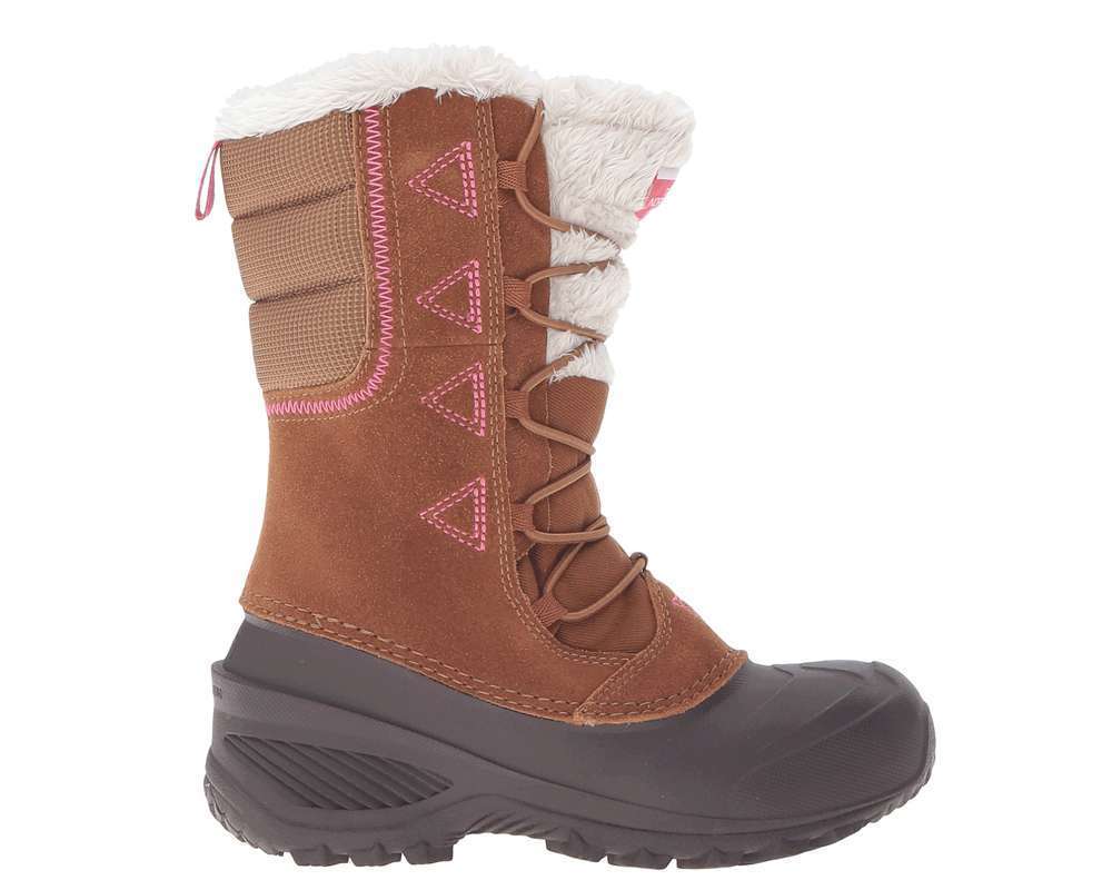 Youth Shellista Lace II #NF00CVY6NGN DACHSHUND BROWN/CABARET PINK
