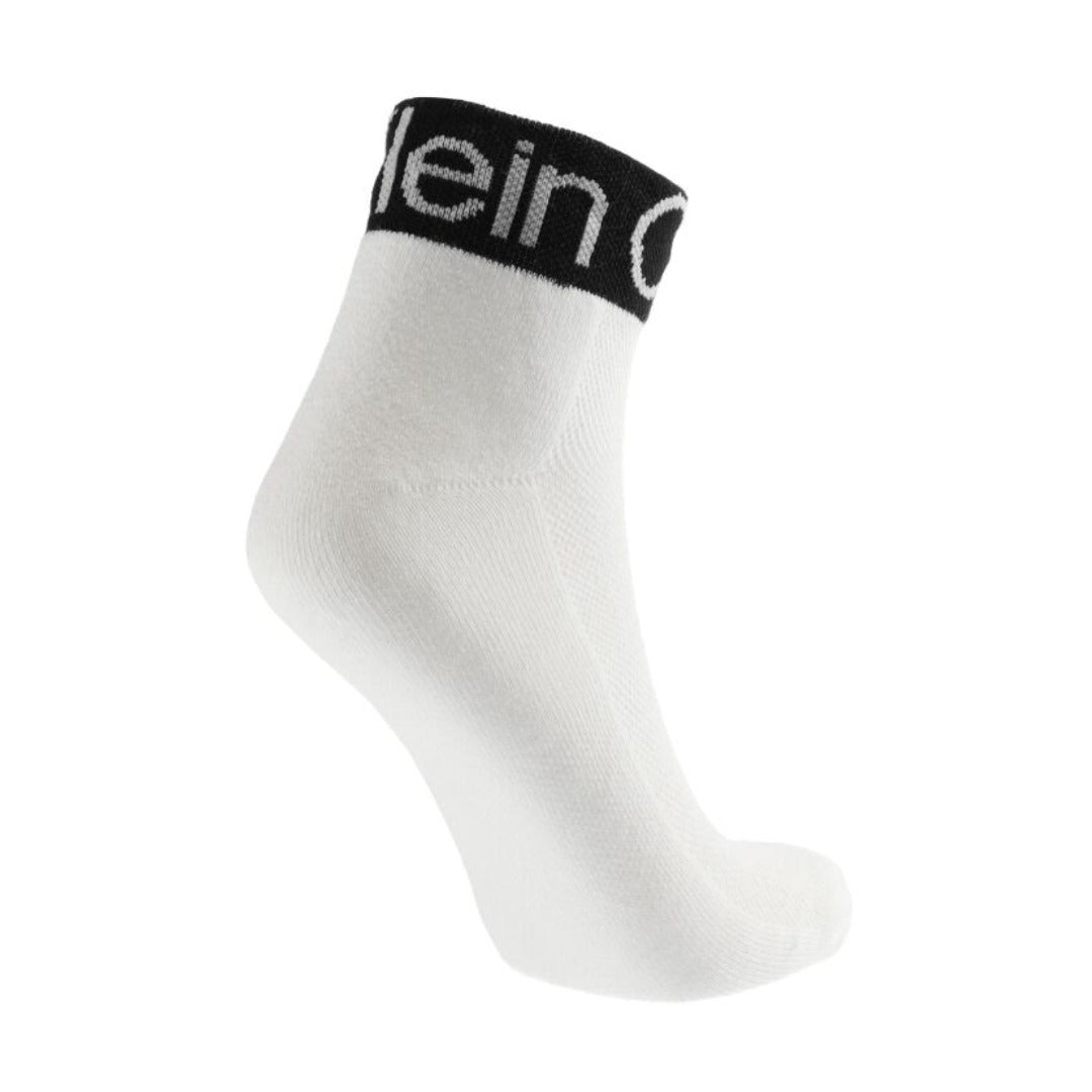 Calvin Klein Quarter 3P LOGO Socks - White