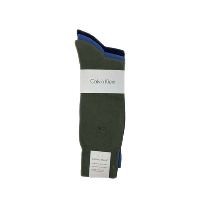 Calvin Klein Men's Combed Cotton Blend Dress Socks 3 pack A91219-NE9