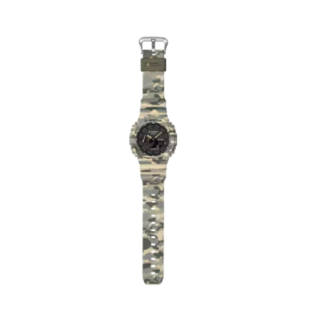 Casio Men's Ana-Digi Camo Resin Strap Watch GA2100CM-5A