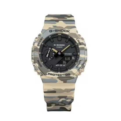 Casio Men's Ana-Digi Camo Resin Strap Watch GA2100CM-5A