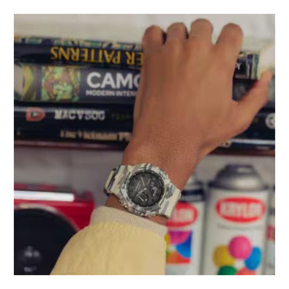 Casio Men's Ana-Digi Camo Resin Strap Watch GA2100CM-5A