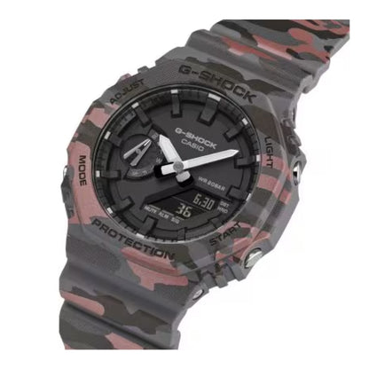 Casio Men's Ana-Digi Camo Resin Strap Watch GA2100CM-8A