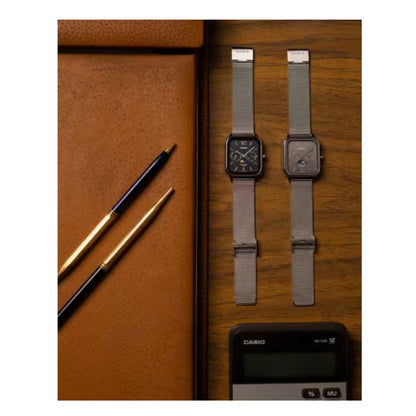 Casio Vintage Classic Moonphase Analog Grey Dial MTPM305-8A