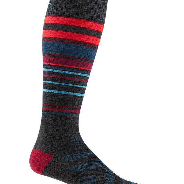 Darn Tough Men's Snowpack Over-the-Calf Midweight Ski & Snowboard Sock - Charcoal