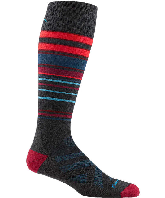 Darn Tough Men's Snowpack Over-the-Calf Midweight Ski & Snowboard Sock - Charcoal