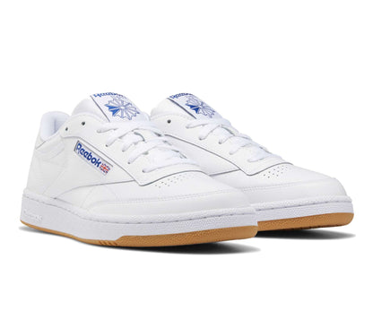 Reebok Classic Men's CLUB C 85 Shoes AR0459 White / Royal / Gum