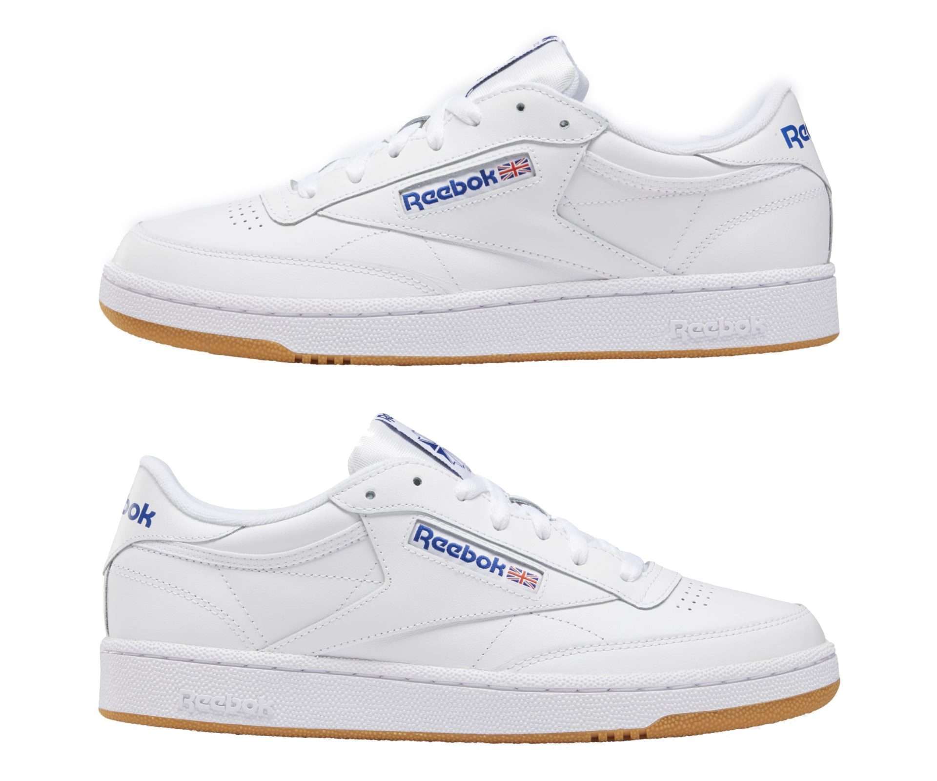 Reebok Classic Men's CLUB C 85 Shoes AR0459 White / Royal / Gum