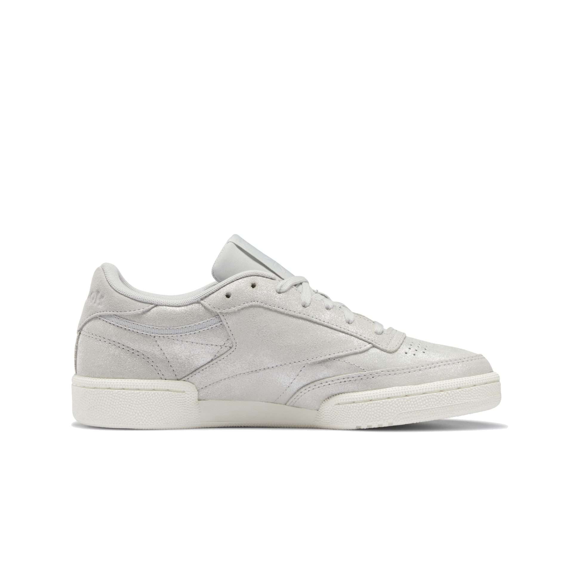 Reebok Classic Women's CLUB C 85 Shoes H01407, Pure Grey 2 / Matte Silver / Chalk