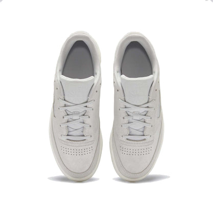 Reebok Classic Women's CLUB C 85 Shoes H01407, Pure Grey 2 / Matte Silver / Chalk