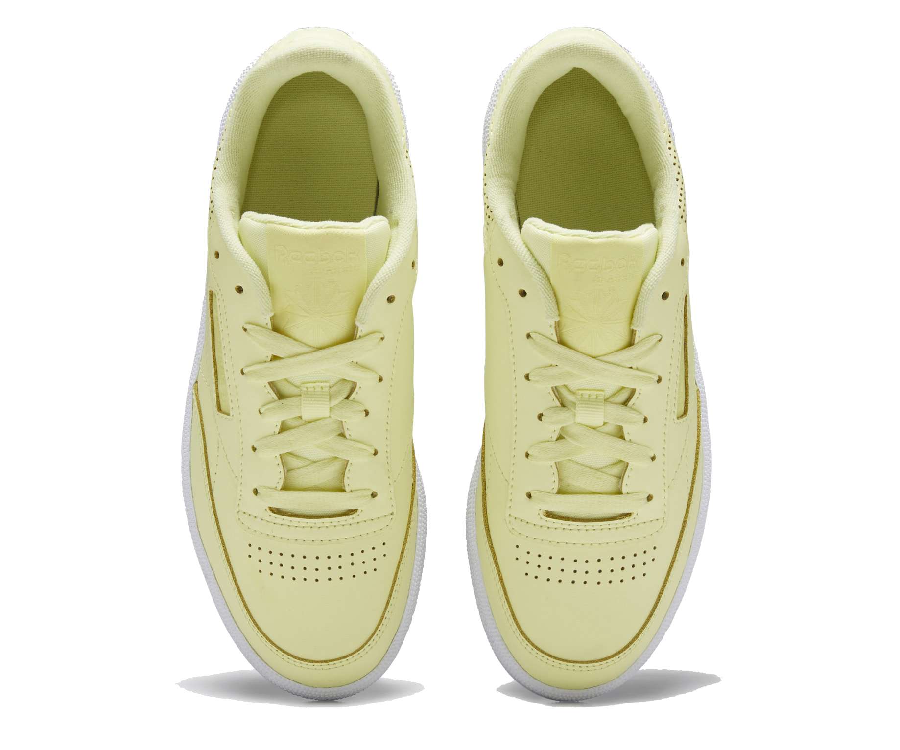 Reebok Classic Women's CLUB C 85 Shoes EF3287 Lemon Glow / White / Lemon Glow
