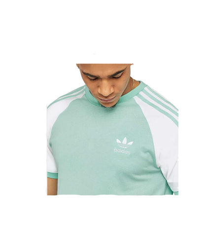 adidas Originals Men's 3 Stripes Tee, DH5806 , Clear Mint