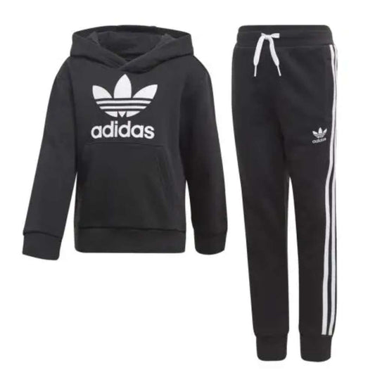 Trendy and comfortable adidas Originals unisex-youth Trefoil Hoodie Set