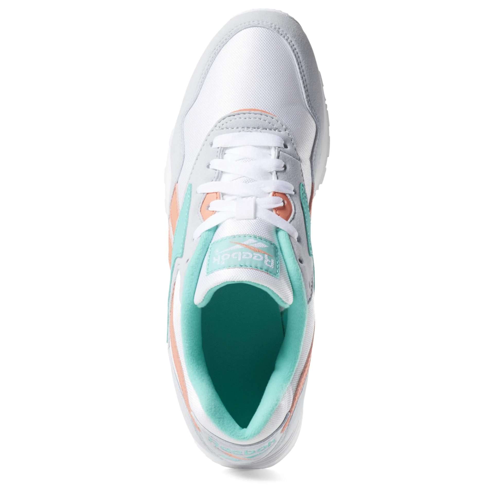 Reebok Women's Rapide Shoes,DV3641,White / Grey / Emerald / Pink