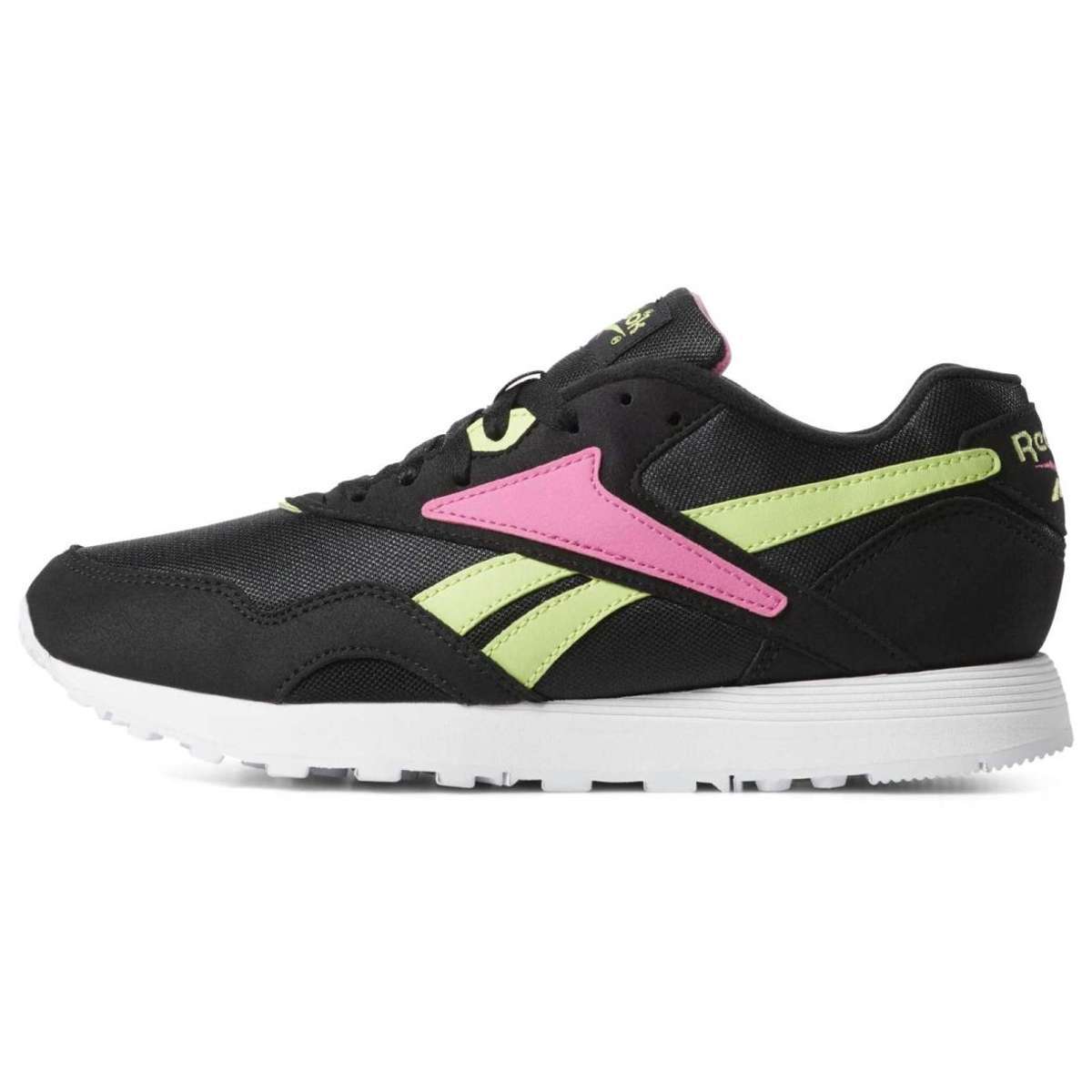 Reebok Women's Rapide Shoes,DV3642,Black/White/Pink/Lime