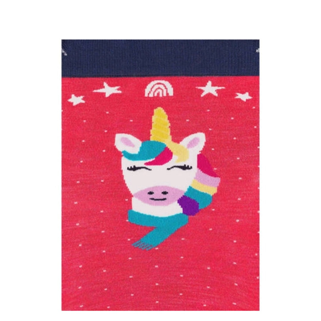 Darn Tough Kids Magic Mountain Over-The-Calf Midweight Ski &amp; Snowboard Socks - Rasberry