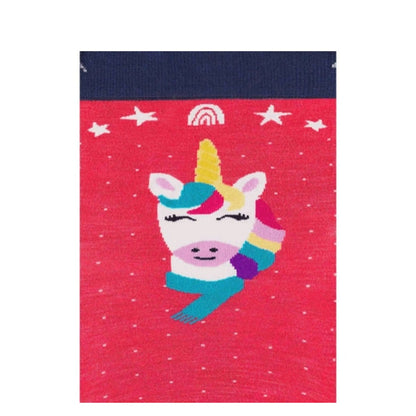 Darn Tough Kids Magic Mountain Over-The-Calf Midweight Ski &amp; Snowboard Socks - Rasberry