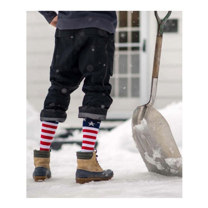 Darn Tough Men's Captain Stripe Over-the-Calf Midweight Ski & Snowboard Socks