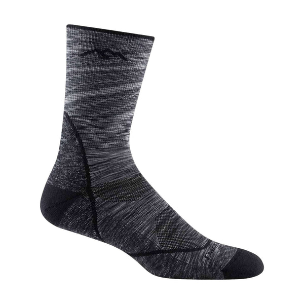 Men’s lightweight micro crew hiking socks featuring breathable merino wool construction, light cushioned comfort, and durable outdoor trail styling for hiking adventures
