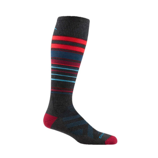 Men’s over-the-calf ski and snowboard socks featuring midweight merino wool construction, cushioned winter comfort, and durable mountain-ready styling for snow sports