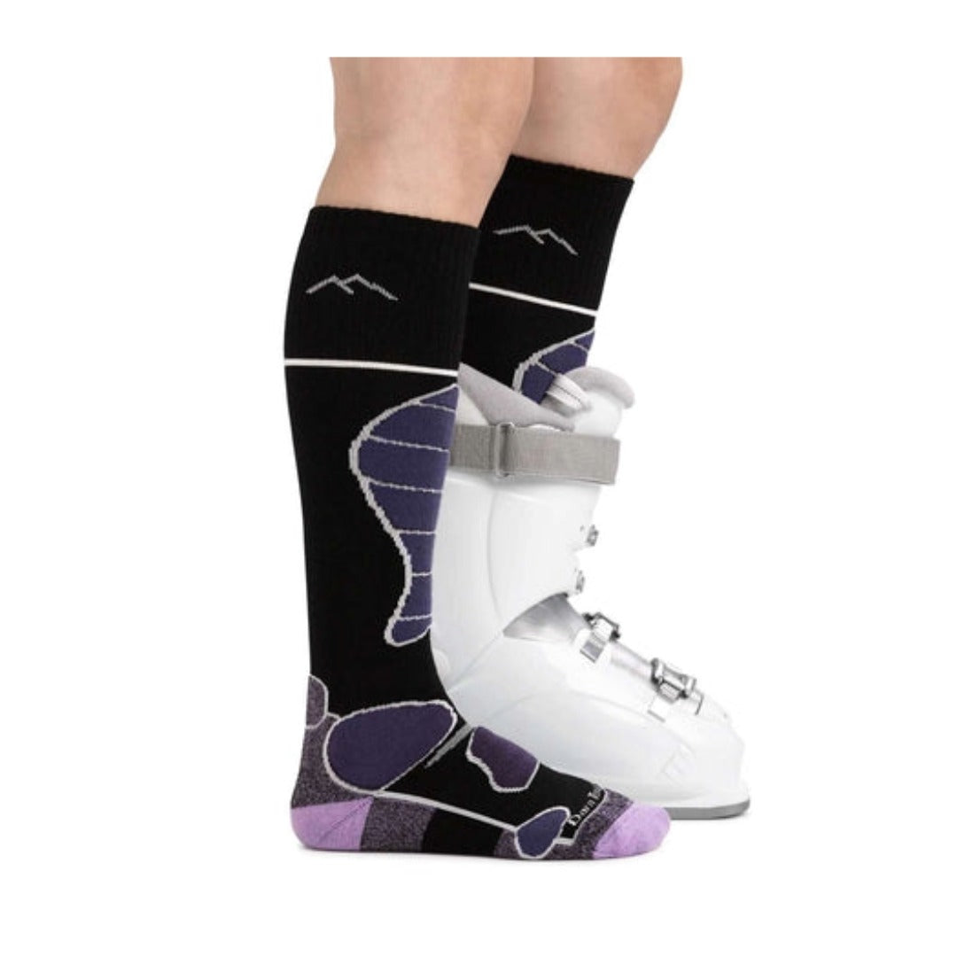 Darn Tough Women's Function 5 Snow Sock - Black
