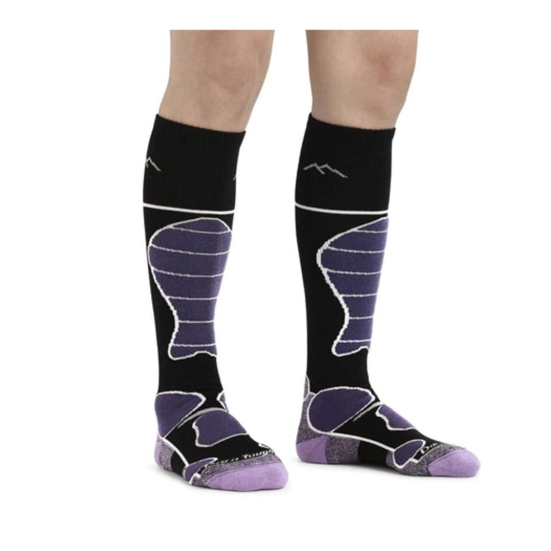 Darn Tough Women's Function 5 Snow Sock - Black