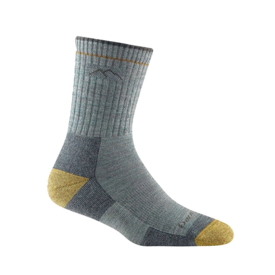Women’s micro crew hiking socks featuring midweight merino wool construction, cushioned trail comfort, and durable outdoor styling for hiking and backpacking
