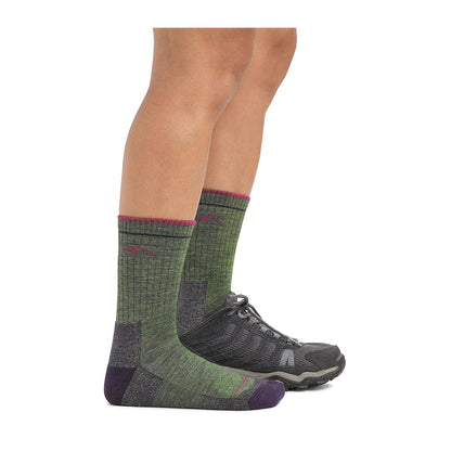 Darn Tough Women's Hiker Micro Crew Midweight Sock - Moss Heather