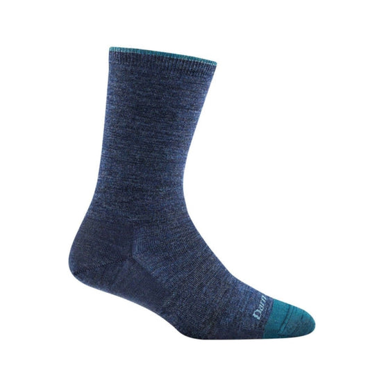 Women’s lightweight crew lifestyle socks featuring soft merino wool construction, breathable everyday comfort, and classic solid-color styling for casual daily wea