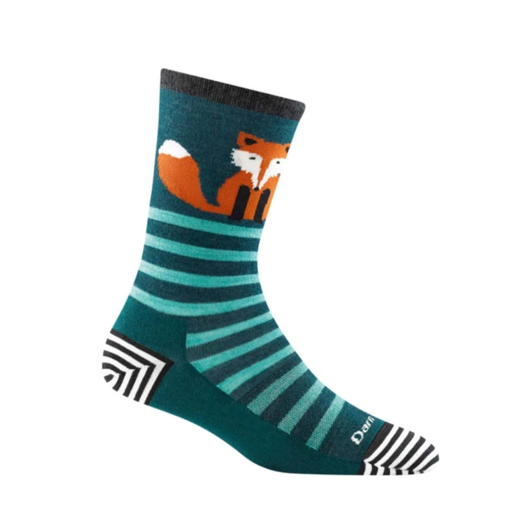 Women’s lightweight crew lifestyle socks featuring soft merino wool construction, breathable everyday comfort, and playful animal-themed styling for casual wear