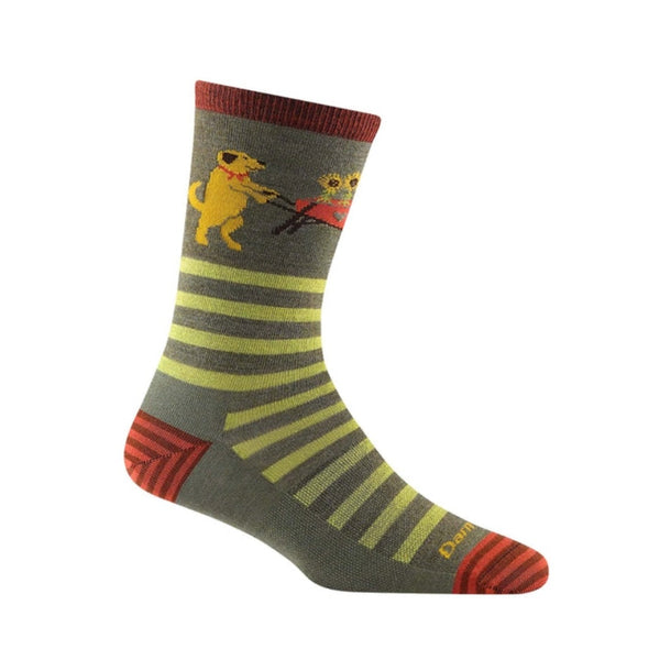 Darn Tough Women's Animal Haus Crew Lightweight Lifestyle Sock - Herb