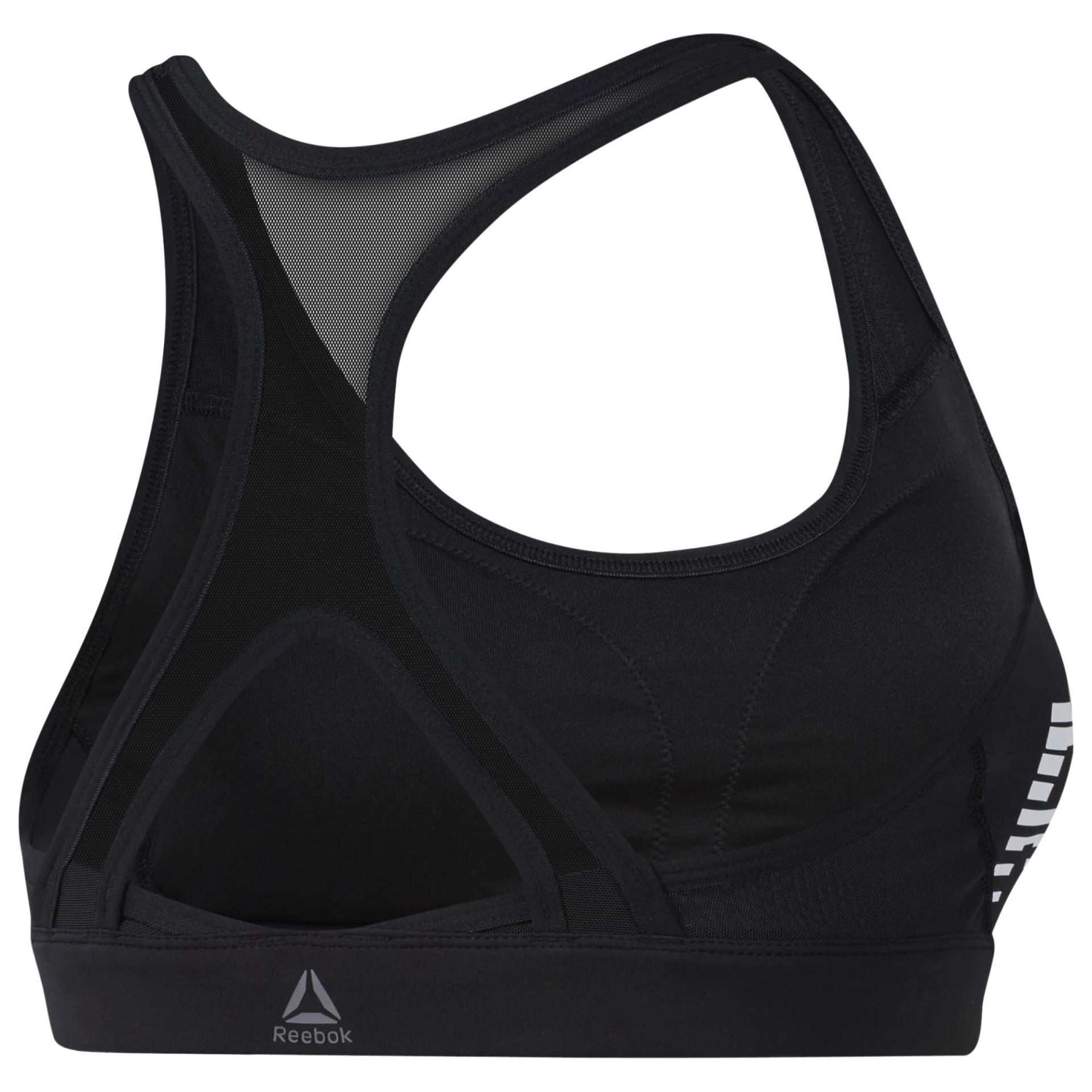 Reebok Women's Hero Strappy Medium-Impact Padded Bra 