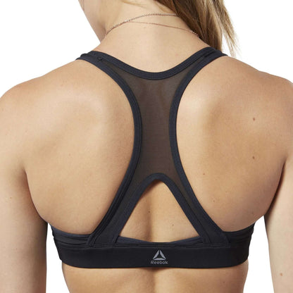Reebok Women's Hero Strappy Medium-Impact Padded Bra 