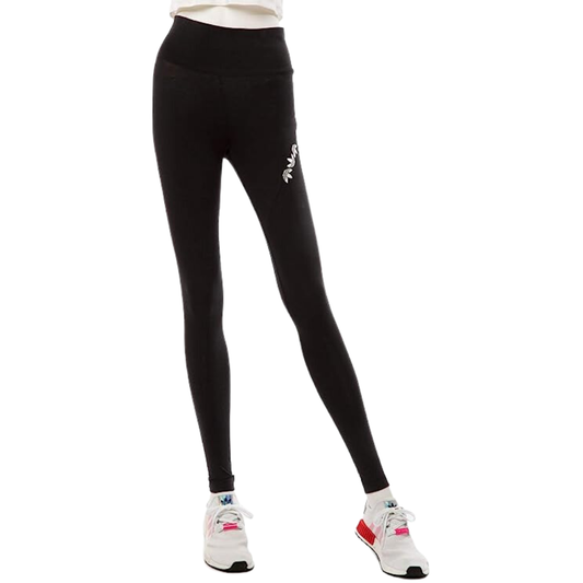 Adidas Originals Adicolor Sliced Trefoil High-Waisted Tights, inspired by '90s catalog ads, made with flexible fabric and sustainable materials.