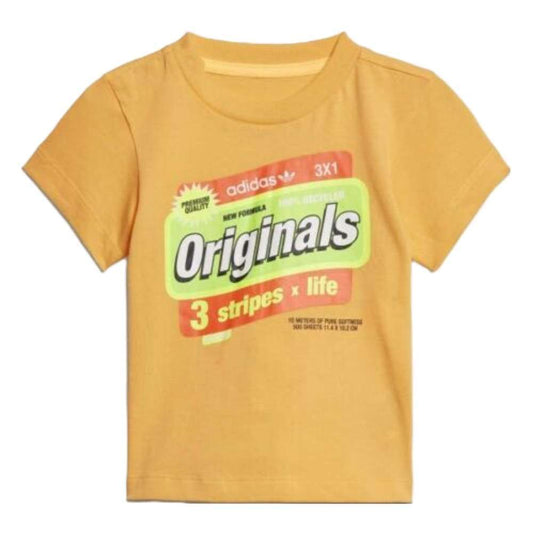 Kid wearing adidas Originals Graphic Tee