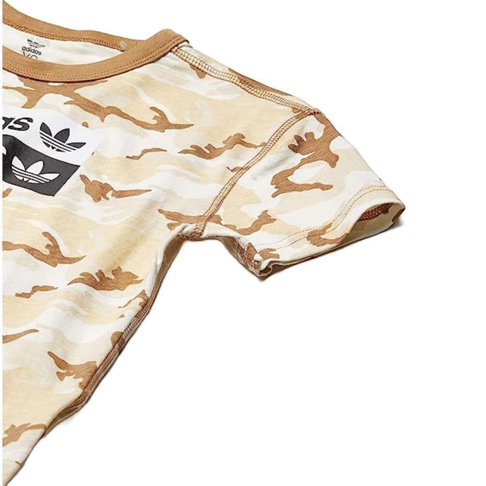 A stylish adidas Originals Kids' Big Juniors V-ocal Tee for juniors with unique graphics and comfortable fit