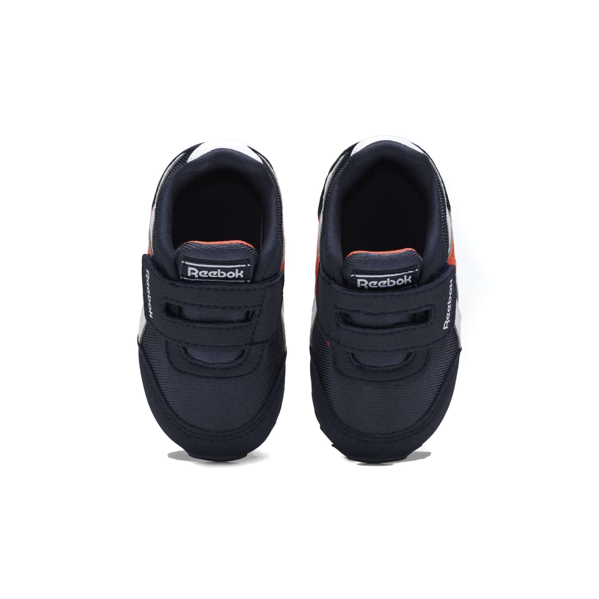 Reebok Kid's(Toddler) Royal Classics Jogger 2 Shoes,EF3738,Collegiate Navy / Vivid Orange / White
