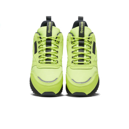Reebok Women's Classic Leather Ripple Trail Shoes ,EG6670,Neon Lime / True Grey 8 / True Grey 8