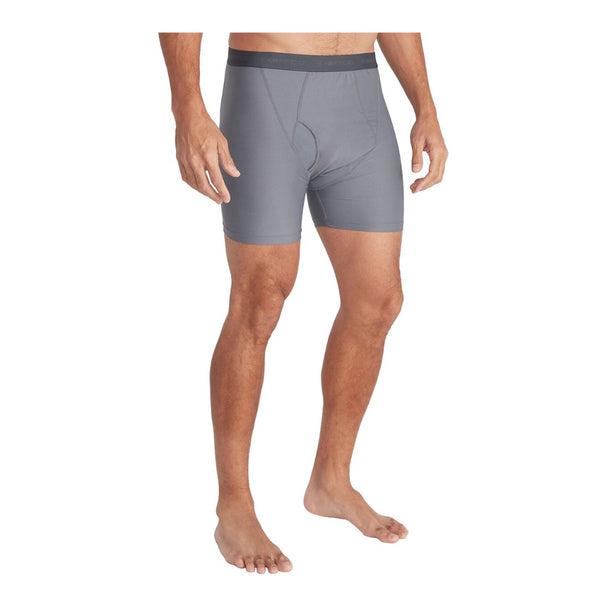 Men’s boxer brief underwear featuring lightweight moisture-wicking fabric, a supportive stretch fit, soft elastic waistband, and breathable construction for everyday comfort and travel