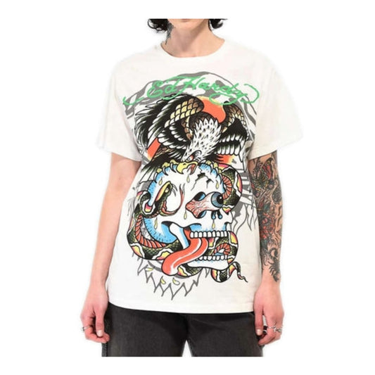 Ed Hardy Cloud Dancer White T-Shirt